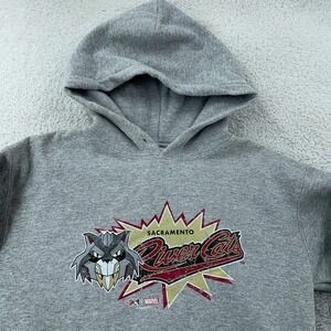 Sacramento River Cats Hoodie Sweatshirt XS Gray MILB Baseball Pullover Fleece